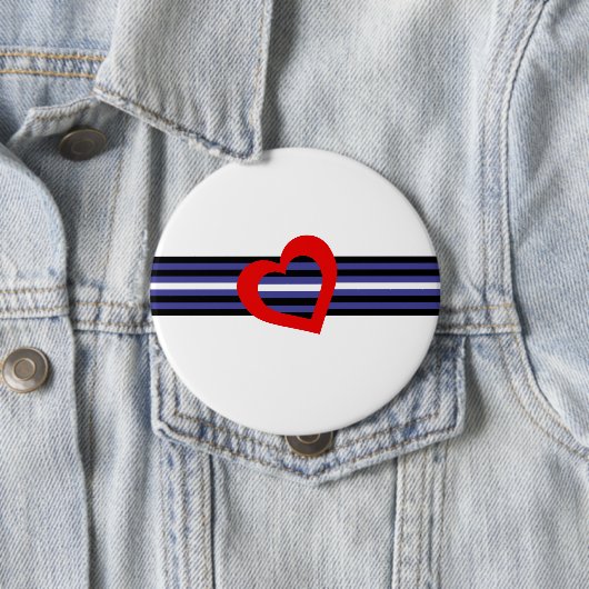 Leather Pride Flag Button (Beispiel)