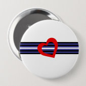 Leather Pride Flag Button (Vorne & Hinten)