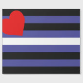Leather Pride Flag Geschenkpapier (Flach)
