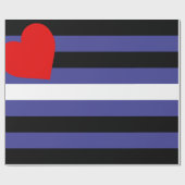 Leather Pride Flag Geschenkpapier (Flach)
