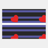 Leather Pride Flag Geschenkpapier Set (Vorderseite)
