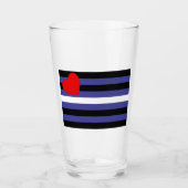 Leather Pride Flag Glas (Vorderseite)
