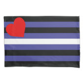 Leather Pride Flag Kissenbezug (Vorderseite-Links)
