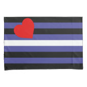 Leather Pride Flag Kissenbezug (Vorderseite-Rechts)