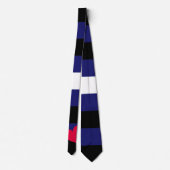 Leather Pride Flag Krawatte (Rückseite)