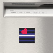 Leather Pride Flag Magnet (In Situ (Geschirrspüler))