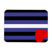 Leather Pride Flag Magnet (Horizontal)