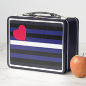 Leather Pride Flag Metall Brotdose (Beispiel)