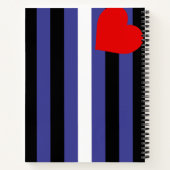 Leather Pride Flag Notizblock (Rückseite)