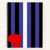 Leather Pride Flag Notizblock (Vorderseite)