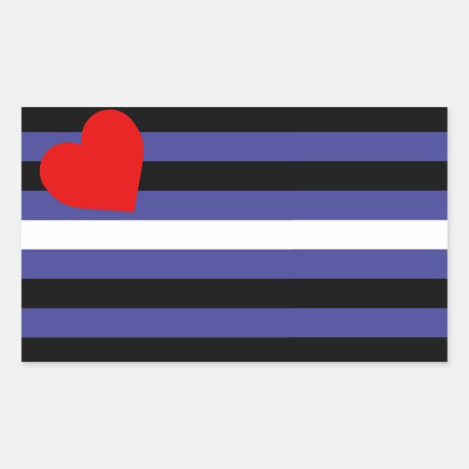 Leather Pride Flag Rechteckiger Aufkleber (Vorderseite)