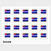LEATHER PRIDE FLAG RUNDER AUFKLEBER (Blatt)