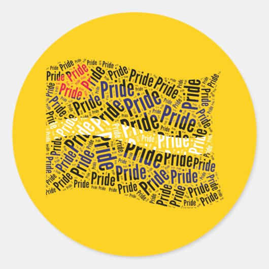 Leather Pride Flag Runder Aufkleber (Vorderseite)