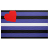 Leather Pride Flag Stoff (Yard (91,4 cm))