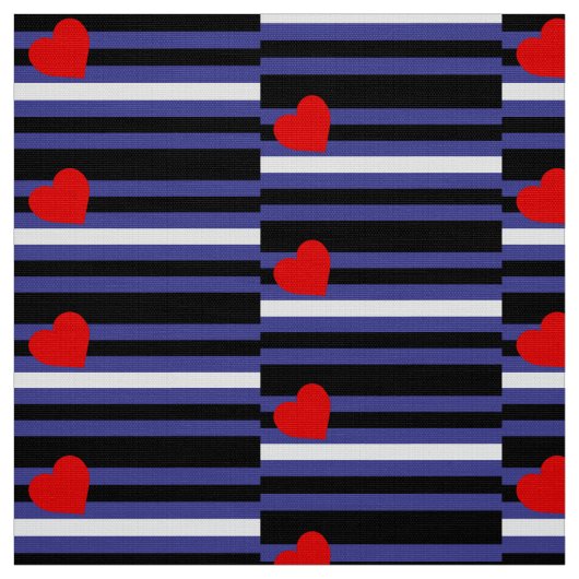 Leather Pride Flag Stoff (Muster)