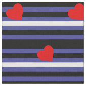 Leather Pride Flag Stoff (Nahaufnahme)