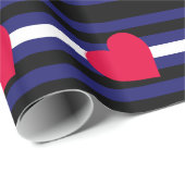 LEATHER PRIDE FLAG STRIPES DESIGN - 2014 PRIDE.png Geschenkpapier (Rolleneckpunkt)