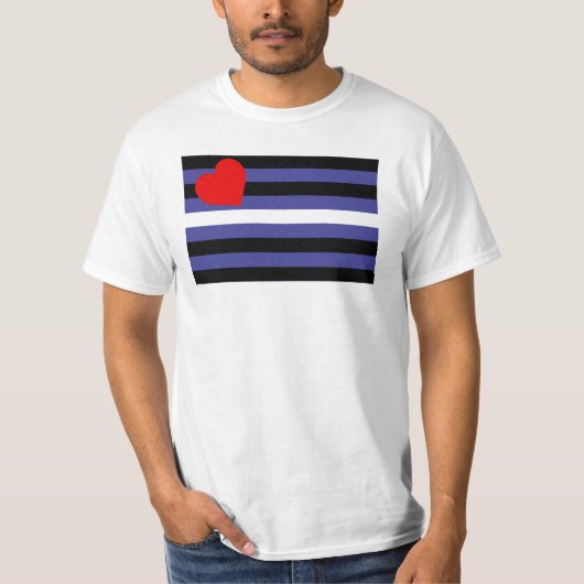 Leather Pride Flag T-Shirt (Vorderseite)
