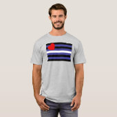 Leather Pride Flag T-Shirt (Vorne ganz)