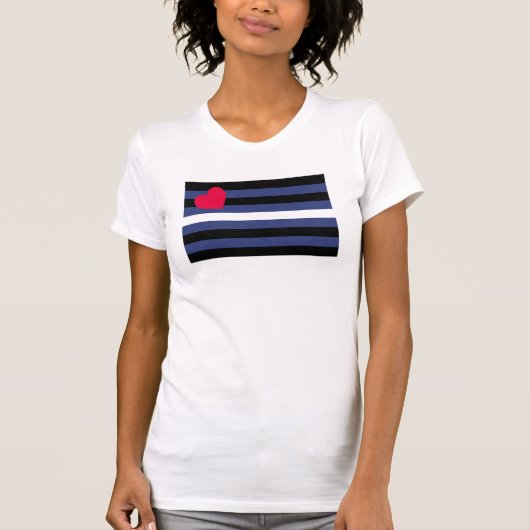 Leather Pride Flag T-Shirt (Vorderseite)