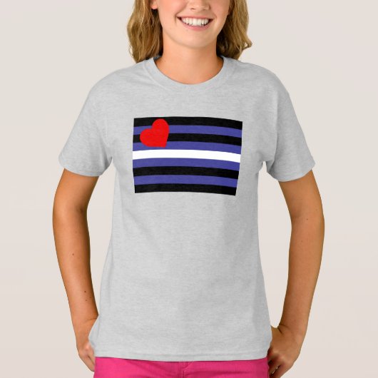 Leather Pride Flag T-Shirt (Vorderseite)