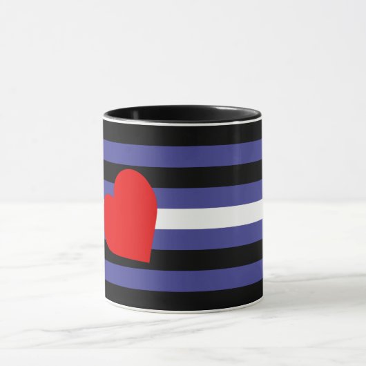 Leather Pride Flag Tasse (Zentrum)