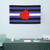 Leather Pride Flag und Herz Banner (Messeveranstaltung)