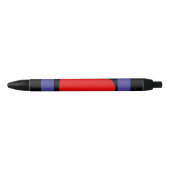 Leather Pride Flag und Herz Kugelschreiber (Vorderseite)