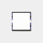 Leather Pride Flag und Herz Post-it Klebezettel (Vorderseite)