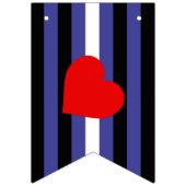 Leather Pride Flag und Herz Wimpelkette (Zweite Fahne)