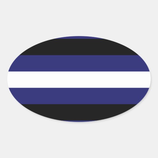 LEATHER PRIDE OVALER AUFKLEBER (Vorderseite)