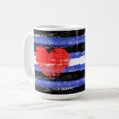 Leather Pride Paint Kaffeetasse (Vorderseite Links)