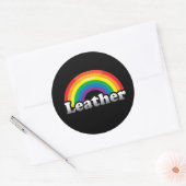 LEATHER PRIDE RUNDER AUFKLEBER (Umschlag)