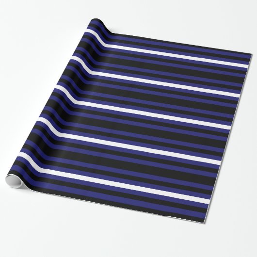LEATHER PRIDE STRIPED HORIZONTAL - 2014 PRIDE.png Geschenkpapier (Ungerollt)