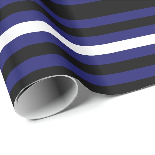 LEATHER PRIDE STRIPED HORIZONTAL - 2014 PRIDE.png Geschenkpapier (Rolleneckpunkt)
