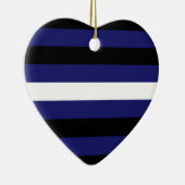 LEATHER PRIDE STRIPES DESIGN KERAMIK ORNAMENT (Rechts)