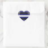 LEATHER PRIDE STRIPES DISTRESSEED DESIGN Herz-Aufkleber (Tasche)