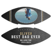 Leather Print Best Vater Ever Vatertag Foto Football (Paneele)