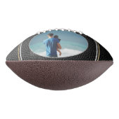 Leather Print Best Vater Ever Vatertag Foto Football (Gedreht 90)