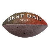 Leather Print Best Vater Vatertag Foto Fußball Football (Gedreht 270)