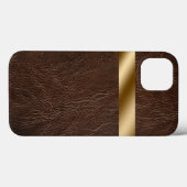 Leather Print iPhone 13 Fall Case-Mate iPhone Hülle (Rückseite (Horizontal))