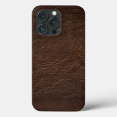 Leather Print iPhone 13 Pro Fall Case-Mate iPhone Hülle (Rückseite)