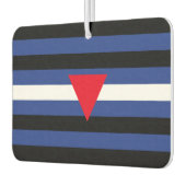 Leather Que Stolperflagge Autolufterfrischer (Links)