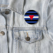 Leather Que Stolperflagge Button (Beispiel)
