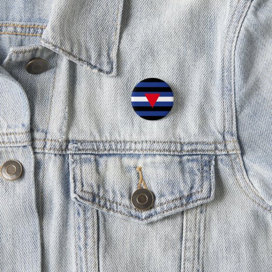 Leather Que Stolperflagge Button (Beispiel)