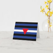 Leather Que Stolperflagge Karte (Gelbe Blume)