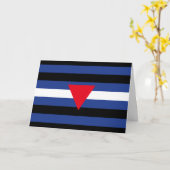 Leather Que Stolperflagge Karte (Gelbe Blume)