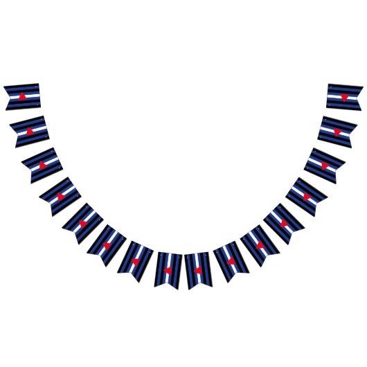 Leather Que Stolperflagge Wimpelkette (Alle)