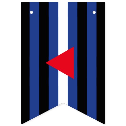 Leather Que Stolperflagge Wimpelkette (Zweite Fahne)