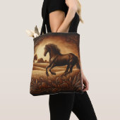 Leather Ranch Pferd Tasche (Von Nahem)